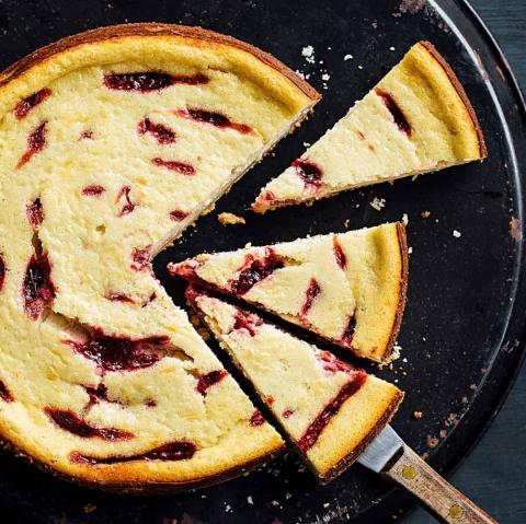 Cheesecake aux framboises