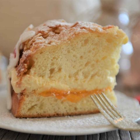 Gâteau de pâques nid d'abeille